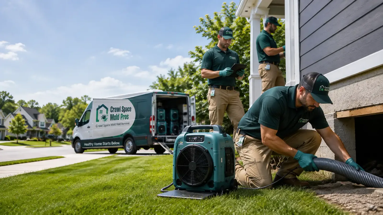 Crawl Space Mold Removal in Independence, WI